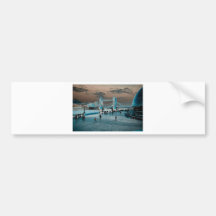 London south Bank selenium toned image Bumper Sticker
