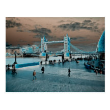 London south Bank selenium toned image Postcards