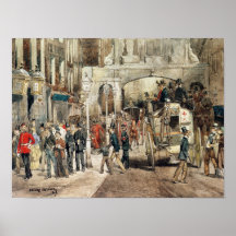 London Street, 1869 Poster