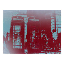 London Telephone Booth Post Cards