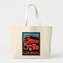 london westminster england art deco retro poster canvas bags