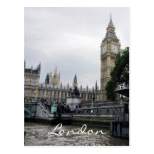 London Westminster Pier Postcard