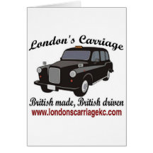 London's Carriage Greeting Card