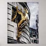 London's Winged Springbok Print