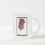 Lone Rose Frosted Mug