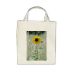 Lone Sunflower Tote Bag