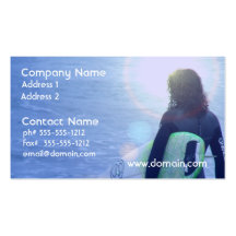 Lone Surfer Business Cards