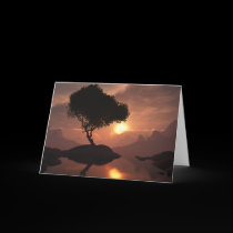 Lone Tree Greeting Card