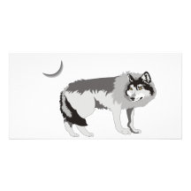 Lone Wolf II -Mystery Canine! Custom Photo Card