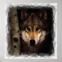 Lone Wolf Print
