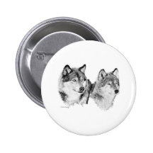 Lone Wolves Button