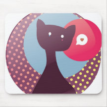 Lonely Cat Mouse Mats