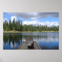 Lonely Dock Poster