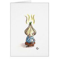 Lonely Garlic Boy Card