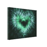 Lonely heart Abstract Art Wrapped Canvas Print
