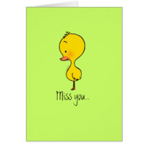 Lonely little duckling cards