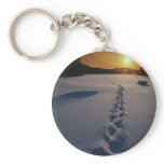 Lonely Snow Walk Key Chain