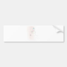Lonely Snowman Bumper Sticker