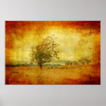 Lonely tree print