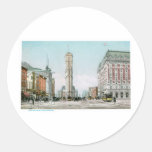 Long Acre Square (Times), New York Round Stickers