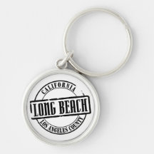 Long Beach Title Key Chain