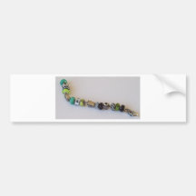 Long Blue Chain by MelinaWorld Jewellery Bumper Sticker