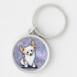 Long Coat Chihuahua Key Chains