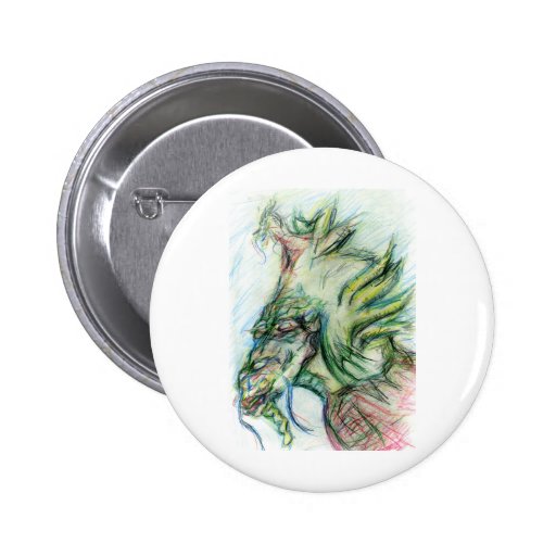 Long Draconus Pinback Buttons