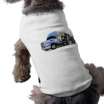 Long Haul Trucking Pet T-shirt