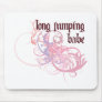 Long Jumping Babe Mouse Pad