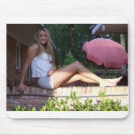 Long legged beauty mousepads
