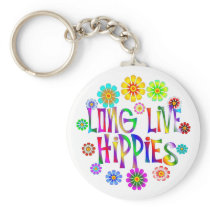Long Live Hippies Key Chains
