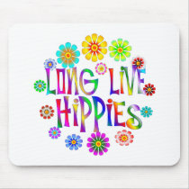 Long Live Hippies Mouse Mats
