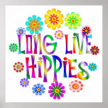 Long Live Hippies Print