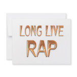 Long Live Rap Custom Invites