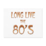 Long Live the 80s Post Cards