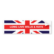 Long Live Wills & Kate Bumper Stickers
