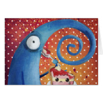 Long-Nose Creature cought in the act cards