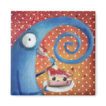 Long-Nose Creature cought in the act magnets