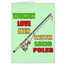 Long Poles Fishing T-shirts and Gifts Card