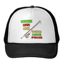 Long Poles Fishing T-shirts and Gifts Hat