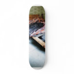 Long Sleeved Dress on Bed skateboards