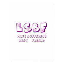 Long-suffering Best Friend Postcard