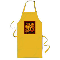 Long Yellow Apron /  Hawaiian Papayas
