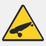 Longboard Crossing Sticker