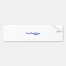 Longboat Key Florida Classic Design Bumper Stickers