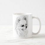 Longcoat chihuahua coffee mug