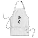 Longevity Kanji aprons