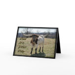 Longhorn for Dad-customise cards