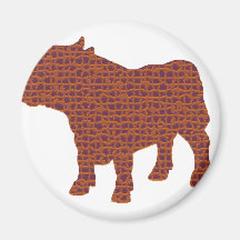 Longhorn Fridge Magnets
